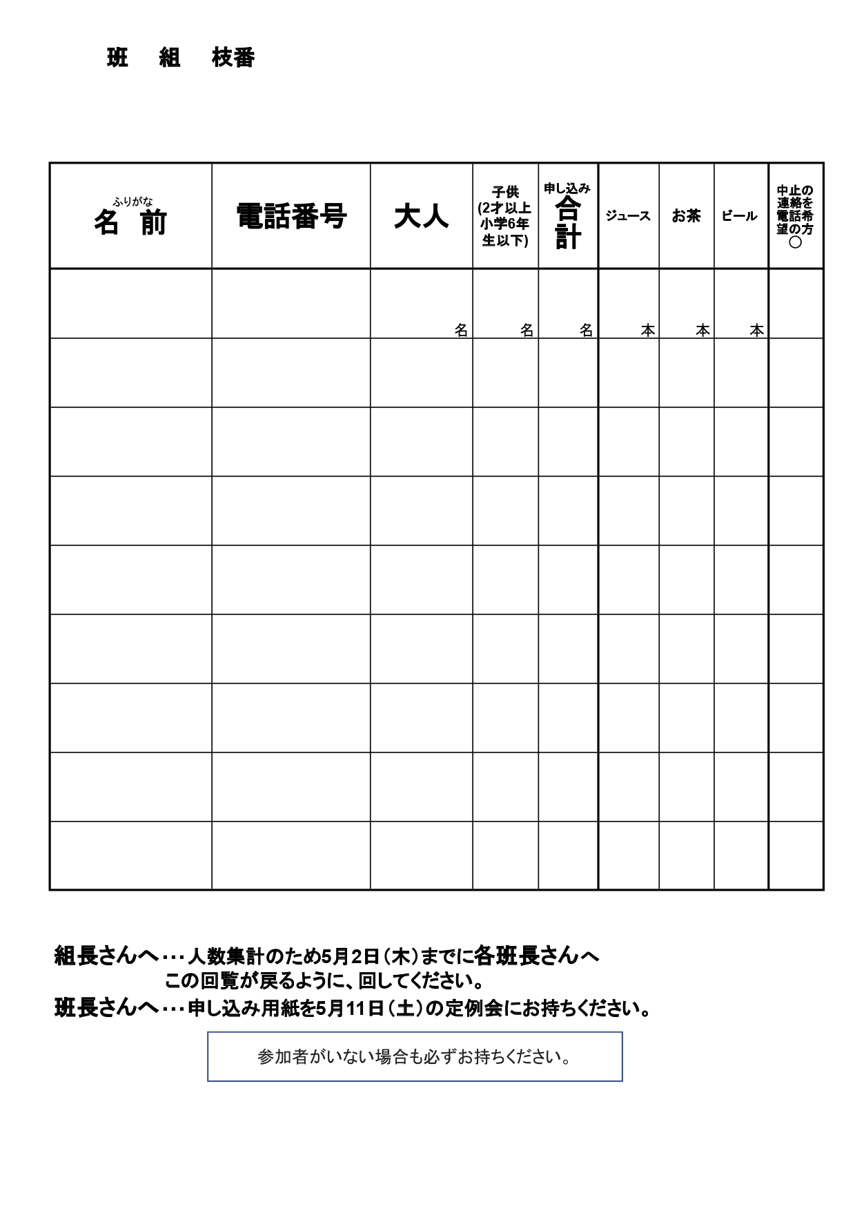 地引網のお知らせ