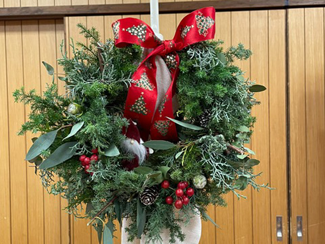 12/7 クリスマスリース作り講習会